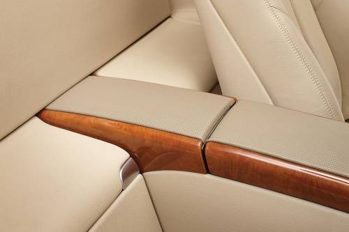 Performance Products® - Mercedes® Center Armrest Cover, Chestnut & Charcoal Leather, 2003-2008 (230)