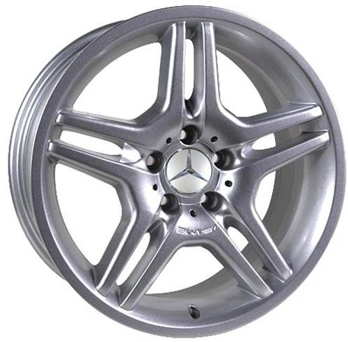 Performance Products® - Mercedes® Wheel, AMG Dual Spoke, Silver 18" x 7.5", 2005-2008 (171)