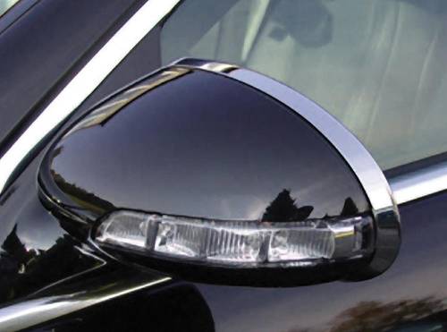Performance Products® - Mercedes® Mirror Trim Rings, Chrome, Pair, 2006-2009