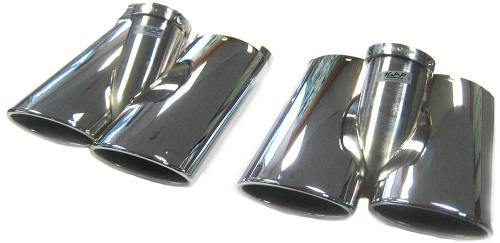 Performance Products® - Mercedes® Quad Exhaust Tips, Chrome, 2006-2013 (221)