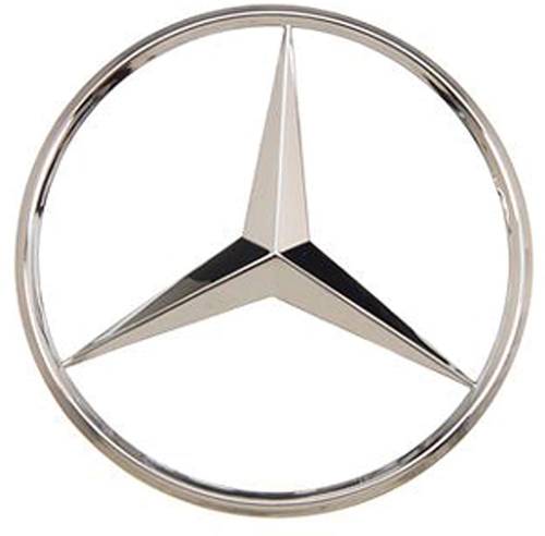 GENUINE MERCEDES - Mercedes® OEM Deck Lid Star Emblem, Superior Chrome Finish, 2003-2007 (230)