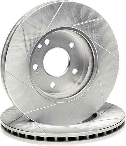 Performance Products® - Mercedes® Left Front Slotted Brake Power Rotor, 1981-1985 (107/126)