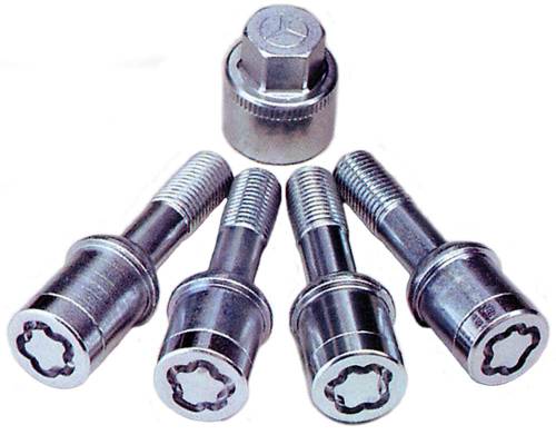 GENUINE MERCEDES - Mercedes® OEM Wheel Lug Bolt Locks, 1990-2005