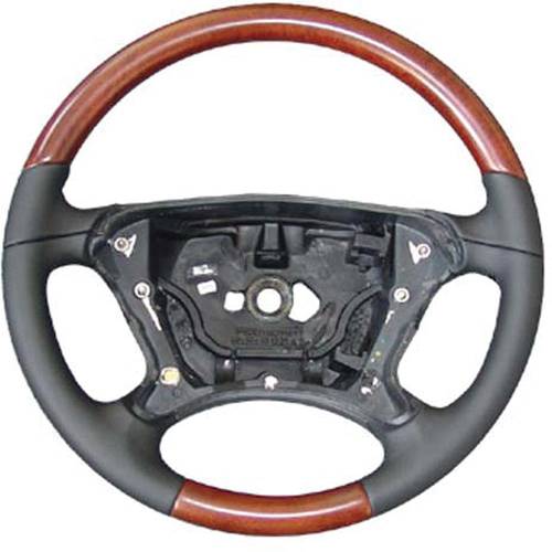 Performance Products® - Mercedes® Steering Wheel, Classic Style, Matt Burlwood & Black Leather, CLS550/CLS500, 2006-2008 (219)