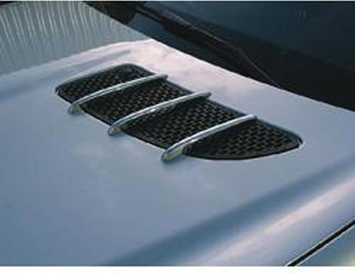 Performance Products® - Mercedes® Hood Fins, Chrome, 2005-2007 (171)