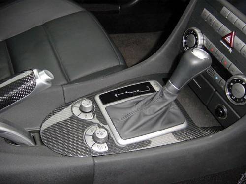 Performance Products® - Mercedes® Front Air Vent Cover, Black Carbon Fiber, 3-Piece, 2005-2006 (230)