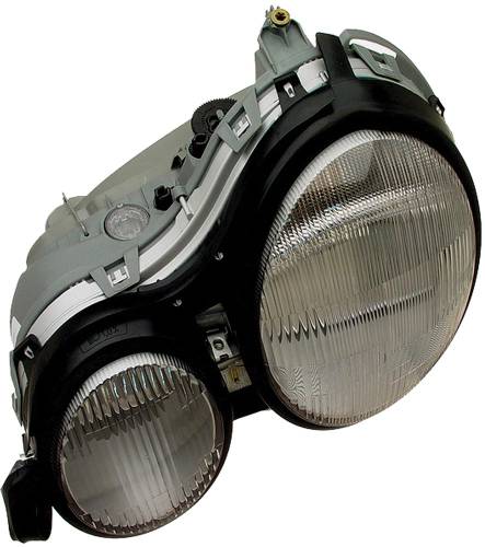 Performance Products® - Mercedes® Headlight Assembly, Left, Halogen, E-Class, 1996-1999 (210)