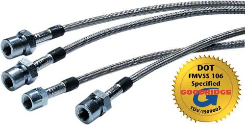 Performance Products® - Mercedes® Brake Lines, Goodridge G-Stop Stainless Steel (215)