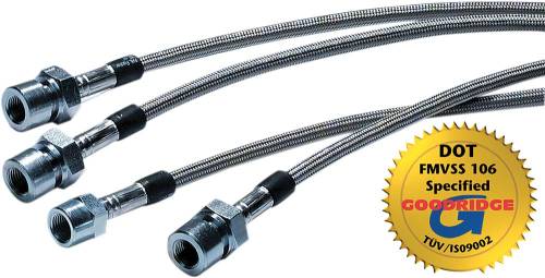 Performance Products® - Mercedes® Brake Lines, Goodridge G-Stop Stainless Steel (211/220)