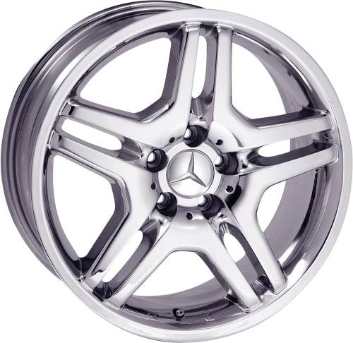 Performance Products® - Mercedes® Wheel, AMG Dual Spoke, Chrome 18" x 8.5", 2000-2006 (215/220)