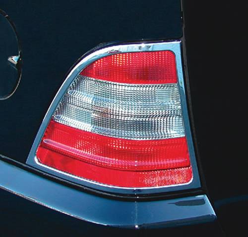 Performance Products® - Mercedes® Tail Light Rings, Chrome,1998-2005 (163)