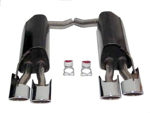 Performance Products® - Mercedes® 4-Pipe Exhaust, AMG, Cat-Back, 2003-2006 (220)
