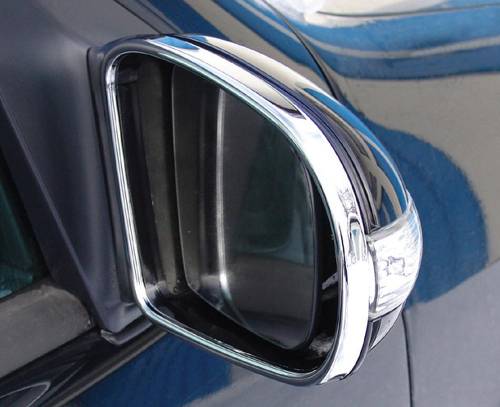 Performance Products® - Mercedes® Outside Mirror Trim Rings, Chrome, Pair, 2003-2006 (211)