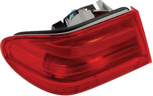 Performance Products® - Mercedes® Left Tail Light Lens, On Corner, 1996-1999 (210)