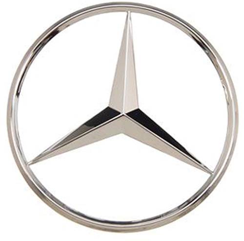 Performance Products® - Mercedes® Deck Lid Star Emblem,Superior Chrome Finish, 1998-2000 (202)