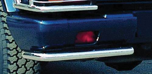 Performance Products® - Mercedes® Bumper Protection, Rear, Chrome-Plated, Wrap-Around, Pair, 2002-2005 (463)