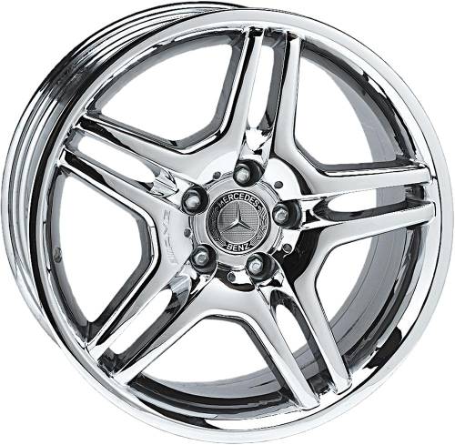 Performance Products® - Mercedes® Wheel, Silver, AMG, Dual Spoke, 18" x 9", 2000-2006 (215/220)