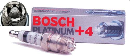 BOSCH - Mercedes® Bosch Platinum +4 Spark Plug, WGR9DQP/4479, 1983-1991 (107/126)