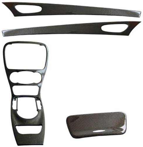 Performance Products® - Mercedes® Silver Carbon Fiber Interior Set, 2003-2004 (230)