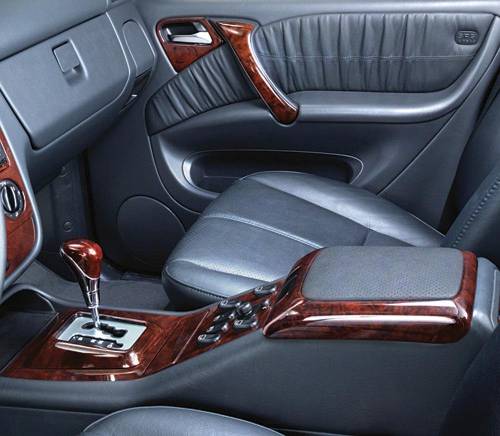 GENUINE MERCEDES - Mercedes® Door Pull Handle Cover ML320/ML430, Front Left, Burlwood, 1998-1999 (163)