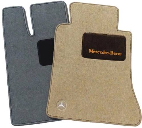 GENUINE MERCEDES - Mercedes® OEM Floor Mats, 2-Piece, Ash, AMG Logo, 2003-2008 (230)