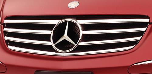 Performance Products® - Mercedes® Grille Strips, 8 Piece Set, Chrome, 2003-2006 (230)