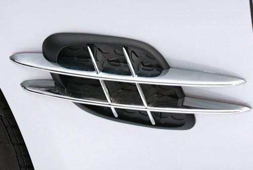 Performance Products® - Mercedes® Fender Trim, Chrome, Style II, 2005-2008 (R171)