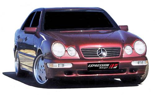 Performance Products® - Mercedes® Expression Front Add-On Lip Spoiler, 2000-2002 (210)