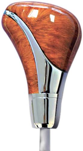 Performance Products® - Mercedes® Shift Knob, Eucalyptus & Chrome, 1994-2006