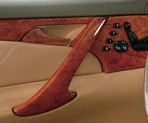 Performance Products® - Mercedes® Door Pull Closer Handle,Chestnut,4-Piece, 2000-2006 (215)