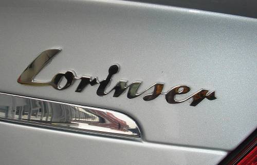 Performance Products® - Mercedes® Chrome Lorinser  Deck Lid Emblem, 1954-2014 (208)