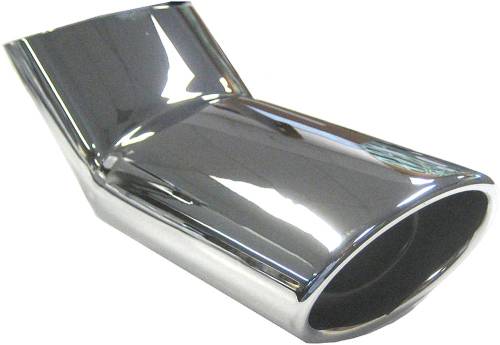 Performance Products® - Mercedes® Exhaust Tip,Chrome Single Oval Tip, 1998-2005 (163)