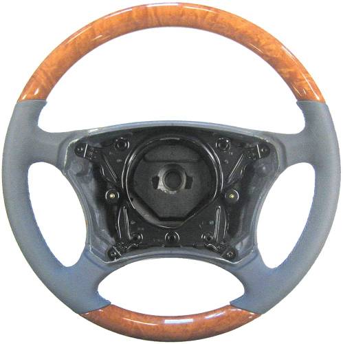 Performance Products® - Mercedes® Steering Wheel, Classic Style, Chestnut & Ash Leather, CL600/CL500, 2000-2002