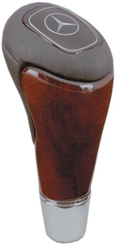 Performance Products® - Mercedes® Shift Knob, Burlwood & Oyster Leather, 1998-2003