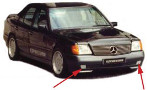 Performance Products® - Mercedes® Expression Fog Lights Kit, 1986-1995 (124)