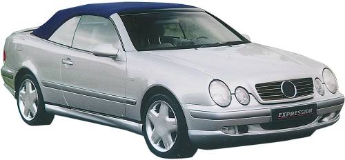 Performance Products® - Mercedes® Expression Front Add-On Lip Spoiler, 1998-2003 (208)