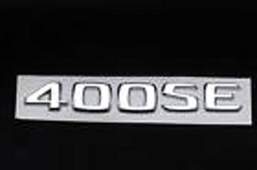 GENUINE MERCEDES - Mercedes® OEM "400SE" Emblem, Silver, 1992-1993 (140)