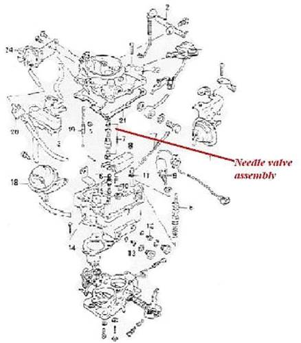 GENUINE MERCEDES - Mercedes® OEM Carburetor Needle Valve, 1972-1982