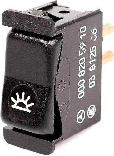 GENUINE MERCEDES - Mercedes® Interior Light Switch at Center Console, 1977-1991 (123/126)