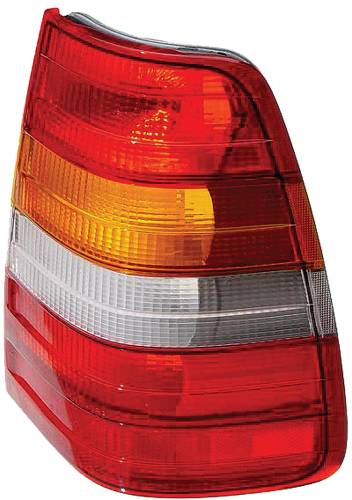 GENUINE MERCEDES - Mercedes® Right Tail Light Lens, With Bulb Reflector, 1987-1995 (124)