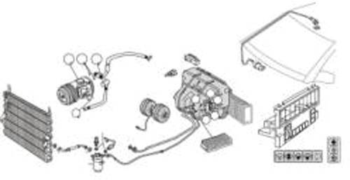 GENUINE MERCEDES - Mercedes® OEM Washer Reservoir Heating Element, 1986-1995 (124)