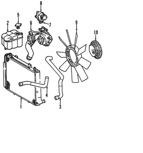 Performance Products® - Mercedes® Hose Kit, 500SEL 1984-1985