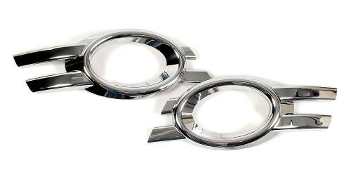 Performance Products® - Mercedes® Fog Light Surrounds, Chrome, Oval, Pair, 2006-2008 (164)