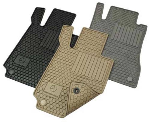 GENUINE MERCEDES - Mercedes® OEM All-Season Floor Mats, Beige, 4-Piece, 2010-2012 (204)