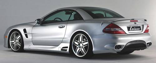 Performance Products® - Mercedes® Lorinser Elite Rear Bumper for PTS,No Parktronic, 2009 (230)