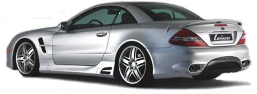 Performance Products® - Mercedes® Lorinser® Elite Rear Bumper For PTS,For Parktronic, 2009 (230)