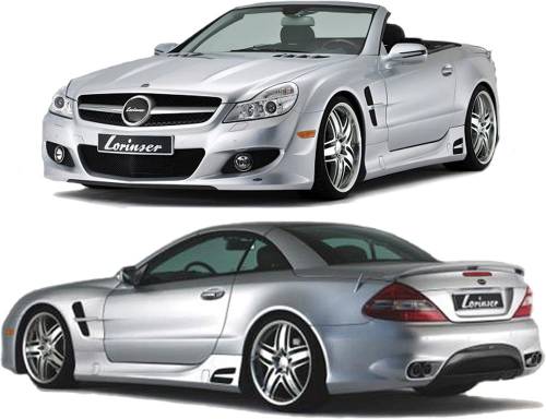 Performance Products® - Mercedes® Lorinser Elite Body Kit For Cars With Parktronic (PTS), 2009 (230)