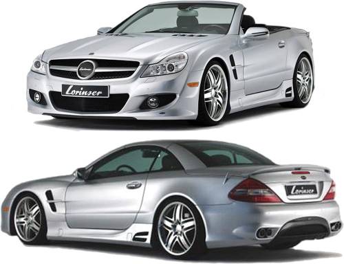 Performance Products® - Mercedes® Lorinser Elite Body Kit,No Parktronic(PTS), 2009 (230)