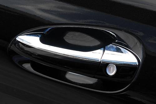 Performance Products® - Mercedes® GLK Chrome Door Handle Top Edge Covers, 8 Piece Set, 2008-2012 (204)
