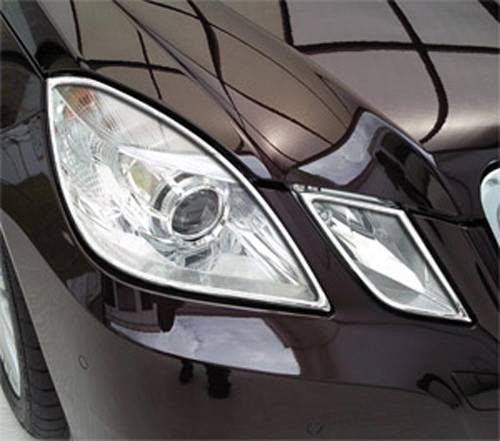 Performance Products® - Mercedes® Headlight Trim Rings, Chrome, Sedan, 2010-2013 (212)